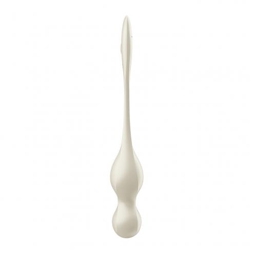 Вагинальные смарт-шарики с вибрацией Satisfyer Love Birds 1 Connect App White, 78 г