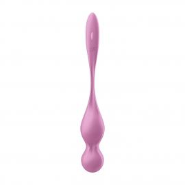 Вагінальні смарт-кульки з вібрацією Satisfyer Love Birds 1 Connect App Pink, 78 г - 4