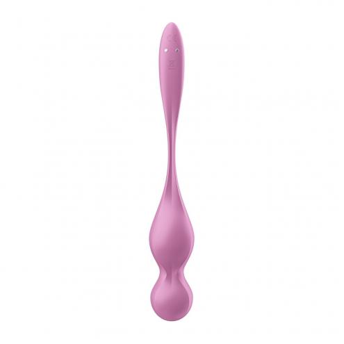 Вагінальні смарт-кульки з вібрацією Satisfyer Love Birds 1 Connect App Pink, 78 г