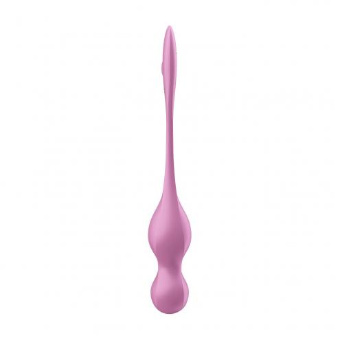 Вагінальні смарт-кульки з вібрацією Satisfyer Love Birds 1 Connect App Pink, 78 г