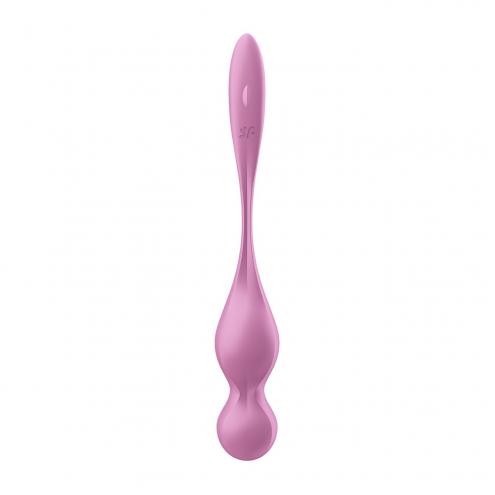 Вагінальні смарт-кульки з вібрацією Satisfyer Love Birds 1 Connect App Pink, 78 г