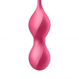 Вагінальні смарт-кульки з вібрацією Satisfyer Love Birds 2 Connect App Red, 86 г, пульт ДК - 4