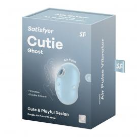 Вакуумний кліторальний стимулятор із вібрацією Satisfyer Cutie Ghost Blue - 2