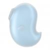 Вакуумный клиторальный стимулятор с вибрацией Satisfyer Cutie Ghost Blue