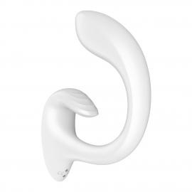 Вагінально-кліторальний вібратор Satisfyer G for Goddess 1 White - 4