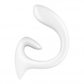 Вагінально-кліторальний вібратор Satisfyer G for Goddess 1 White - 6