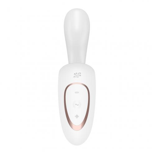 Вагінально-кліторальний вібратор Satisfyer G for Goddess 1 White