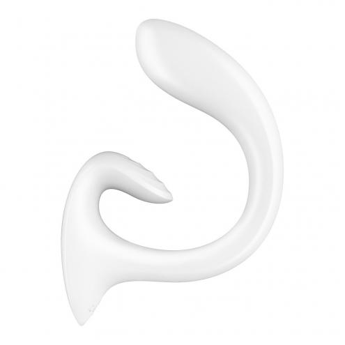 Вагінально-кліторальний вібратор Satisfyer G for Goddess 1 White