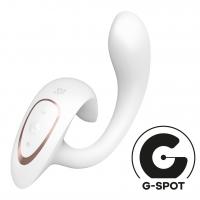 Вагінально-кліторальний вібратор Satisfyer G for Goddess 1 White