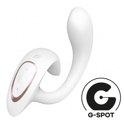 Вагінально-кліторальний вібратор Satisfyer G for Goddess 1 White