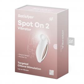 Вібратор для зовнішньої стимуляції Satisfyer Spot On 2 White - 3