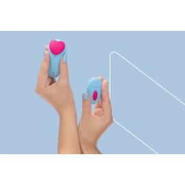 Вібратор у трусики FairyGasm HeartGem blue - 12