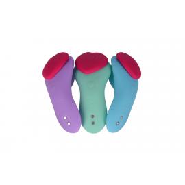 Вібратор у трусики FairyGasm HeartGem blue - 8