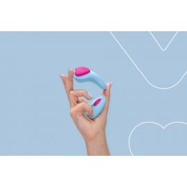 Вібратор у трусики FairyGasm HeartGem blue - 2