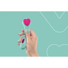 Вібратор у трусики FairyGasm HeartGem green - 2