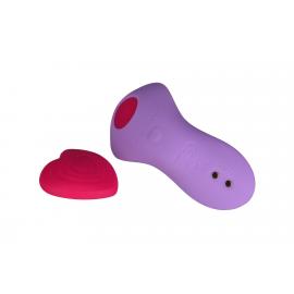 Вібратор у трусики FairyGasm HeartGem violet - 11