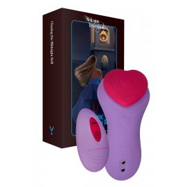 Вібратор у трусики FairyGasm HeartGem violet - 1