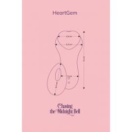 Вібратор у трусики FairyGasm HeartGem violet - 10