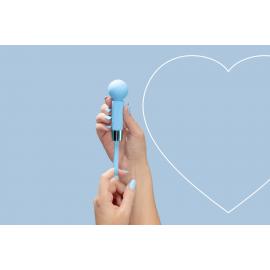 Міні-вібромасажер FairyGasm Pearlstasy blue - 2