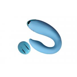 Вібратор для пар FairyGasm PleasureBerry blue, зарядний кейс, пульт ДУ - 6