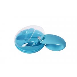 Вібратор для пар FairyGasm PleasureBerry blue, зарядний кейс, пульт ДУ - 7