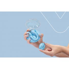 Вібратор для пар FairyGasm PleasureBerry blue, зарядний кейс, пульт ДУ - 10