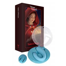 Вібратор для пар FairyGasm PleasureBerry blue, зарядний кейс, пульт ДУ - 12
