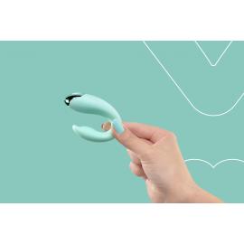 Вібратор для пар FairyGasm PleasureBerry green, зарядний кейс, пульт ДУ - 5