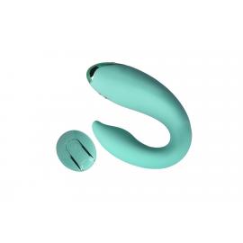 Вібратор для пар FairyGasm PleasureBerry green, зарядний кейс, пульт ДУ - 6