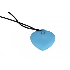 Міні-вібратор «Сердечко» FairyGasm PleasureStone blue - 6