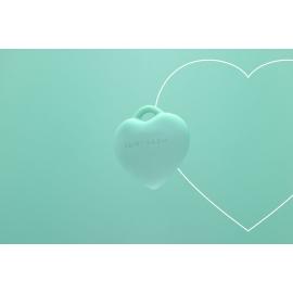 Міні-вібратор «Сердечко» FairyGasm PleasureStone green - 5