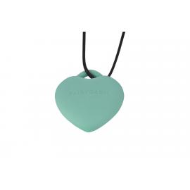 Міні-вібратор «Сердечко» FairyGasm PleasureStone green - 2