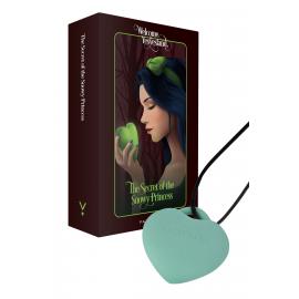 Міні-вібратор «Сердечко» FairyGasm PleasureStone green - 1