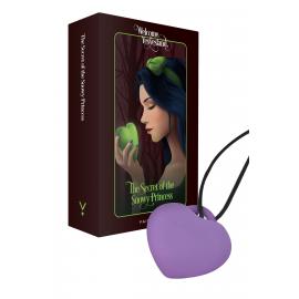 Міні-вібратор «Сердечко» FairyGasm PleasureStone violet - 1
