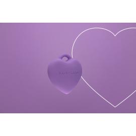 Міні-вібратор «Сердечко» FairyGasm PleasureStone violet - 5
