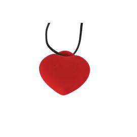 Міні-вібратор «Сердечко» FairyGasm PleasureStone red - 6