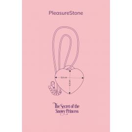 Міні-вібратор «Сердечко» FairyGasm PleasureStone red - 8