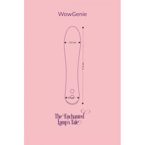 Вибратор с подогревом FairyGasm WowGenie green, подогрев до 42 °C