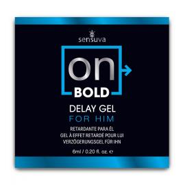 Пробник пролонгатора для чоловіків Sensuva ON Bold (6 мл)