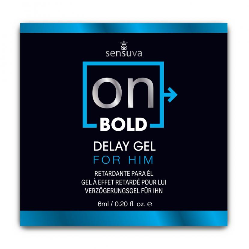 Пробник пролонгатора для чоловіків Sensuva ON Bold (6 мл)