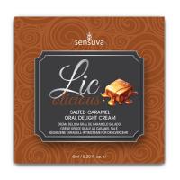 Пробник геля для минета Sensuva Lic-o-licious Salted Caramel (6 мл)