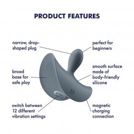 Анальна вібропробка Satisfyer Booty Absolute Beginners 2, для початківців - 3