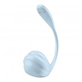 Смарт-виброяйцо Satisfyer Smooth Petal Connect App Light Blue - 4
