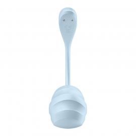 Смарт-виброяйцо Satisfyer Smooth Petal Connect App Light Blue - 3