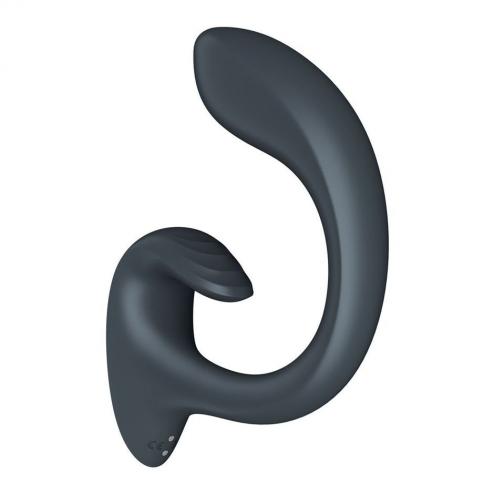 Вагінально-кліторальний вібратор Satisfyer G for Goddess 1 Dark Grey