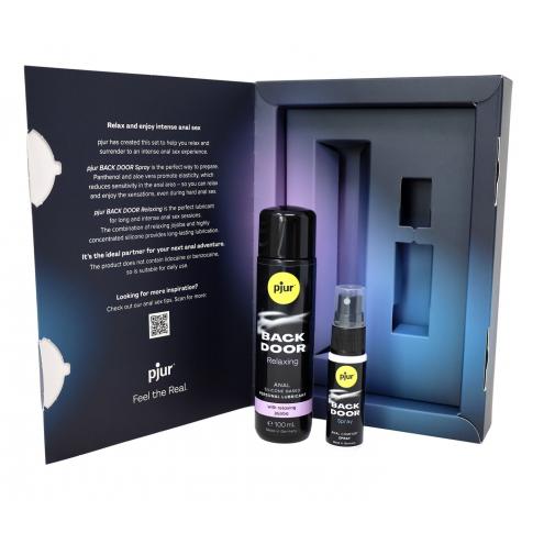 Подарочный набор pjur BACK DOOR Value Pack: силиконовая смазка 100 мл и расслабляющий спрей 20 мл