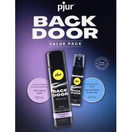 Подарунковий набір pjur BACK DOOR Value Pack: силіконове мастило 100 мл та розслаблюючий спрей 20 мл - 3