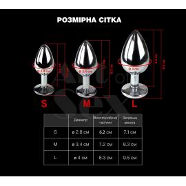 Металева анальна пробка S з диявольським хвостом Art of Sex - Succubus, чорний - 2