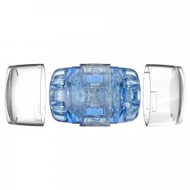 Мастурбатор Fleshlight Quickshot Turbo Blue Ice, компактний, відмінно для пар та мінету - 6