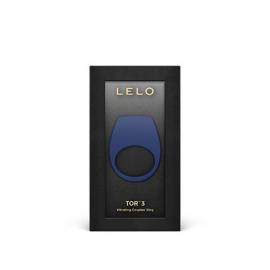 Ерекційне кільце з вібрацією LELO Tor 3 Base Blue - 3